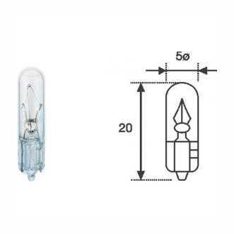 MAGNETI MARELLI žarulja ubodna T5, W2x4,6d, 12V 1,2W - 003721100000