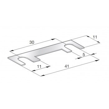 MTA Osigurač metalni trakasti 30 - 100A