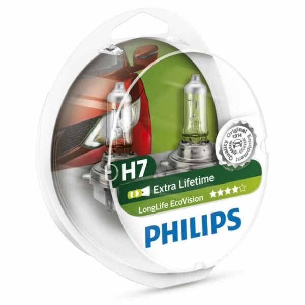 PHILIPS LongLife EcoVision set žarulja 2 komada H7 12V 55W PX26d