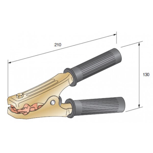 MTA kliješta start kabla 500A  (35÷50 mm2) - Crna