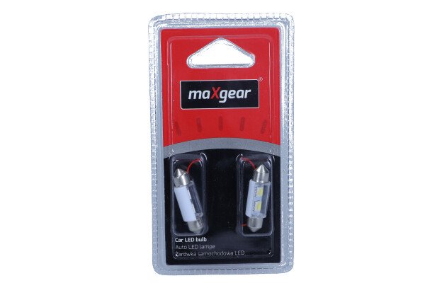 MAXGEAR LED žarulja sulfitna 12V 0,6W  SV8,5 - set 2 komada T10x36 mm  C5W