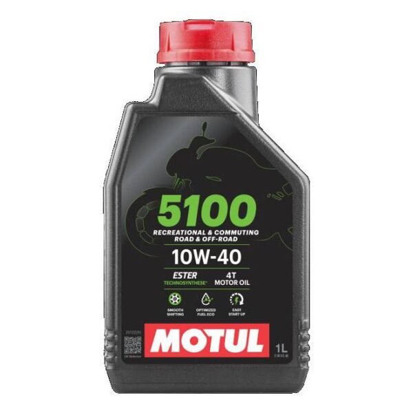 MOTUL 5100 4T 10W40 Technosynthese ESTER ulje za motocikle 1 litra