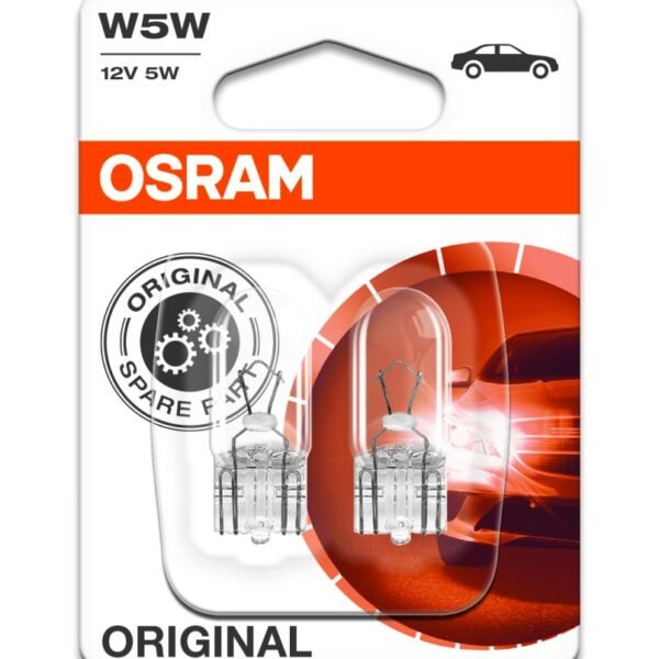 OSRAM žarulja ubodna 12V 5W W2,1x9,5d W5W  - 2 komada-blister