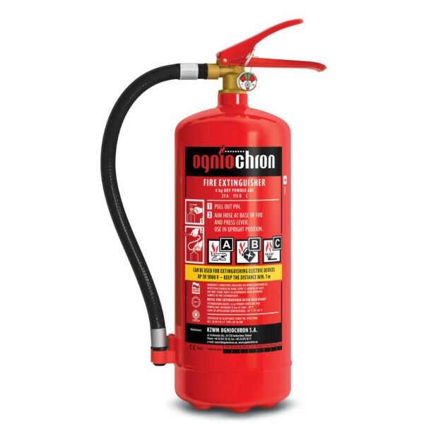 OGNIOCHRON vatrogasni aparat za gašenje prahom GP-4x ABC/MM 4kg