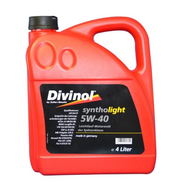 DIVINOL Syntholight 5W40 motorno ulje 4 litre