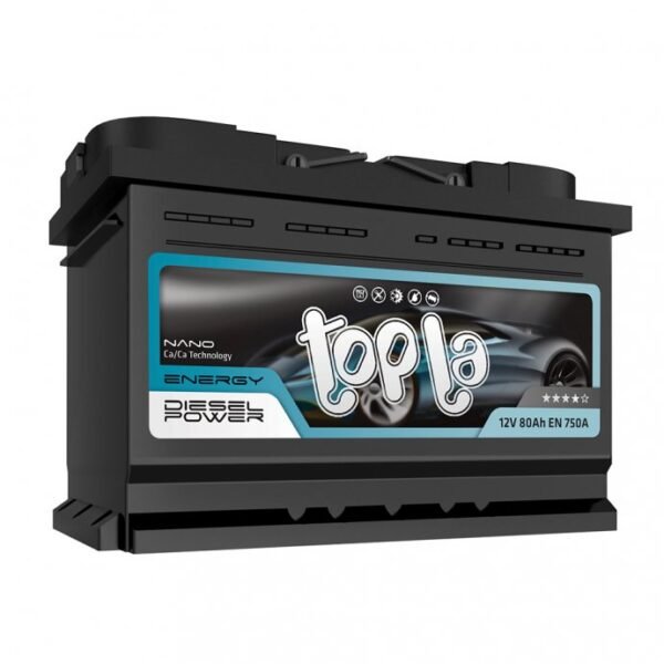 TOPLA Energy Diesel Power akumulator 12V 80Ah EN750A D +