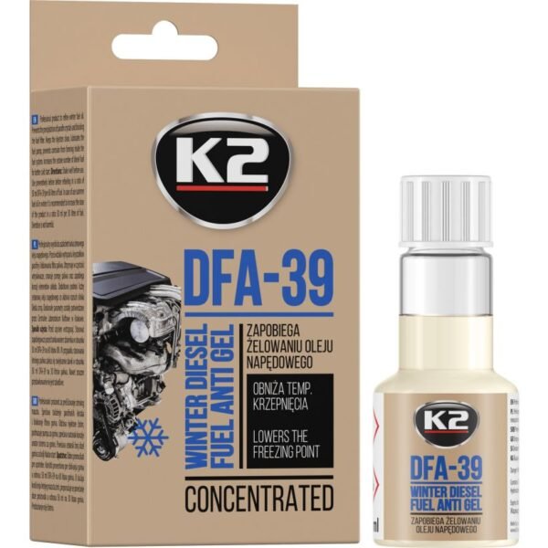 K2 DFA-39 WINTER DIESEL FUEL ANTI GEL 50ml - zimski aditiv za diesel gorivo