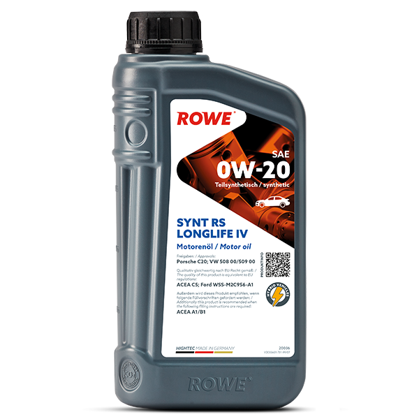 ROWE HIGHTEC SYNT RS LONGLIFE IV SAE 0W20 motorno ulje 1 litra
