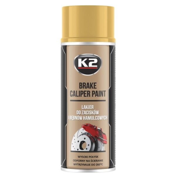 K2 BRAKE CALIPER PAINT 400ml - lak za kočione čeljusti ZLATNI