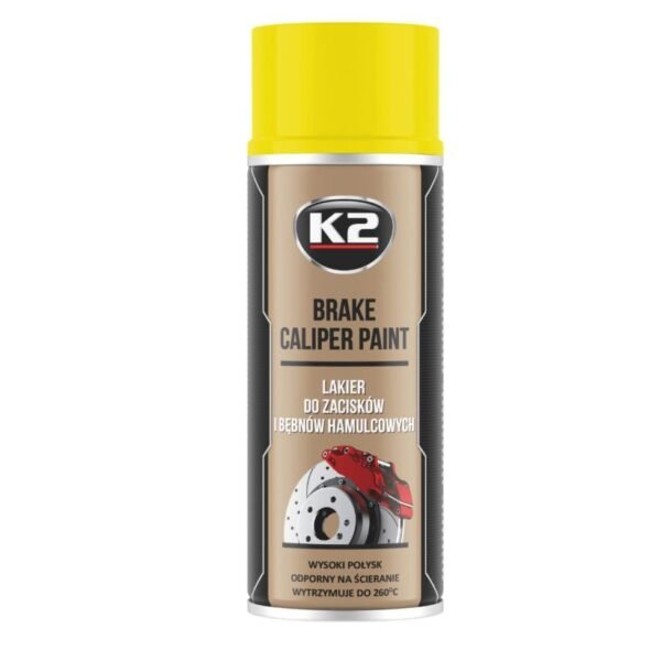 K2 BRAKE CALIPER PAINT 400ml - lak za kočione čeljusti ŽUTI