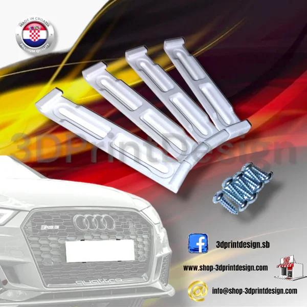 Nosači registarskih pločica bez okvira – bijeli