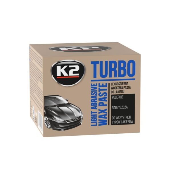 K2 TURBO WAX PASTE 250 g. - Lagano abrazivna voštana pasta NANOTEHNOLOGIJA