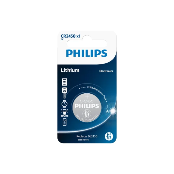 PHILIPS baterija litijska 3V CR2450