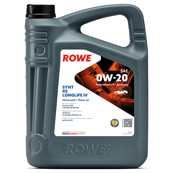 ROWE HIGHTEC SYNT RS LONGLIFE IV SAE 0W20 motorno ulje 5 litara